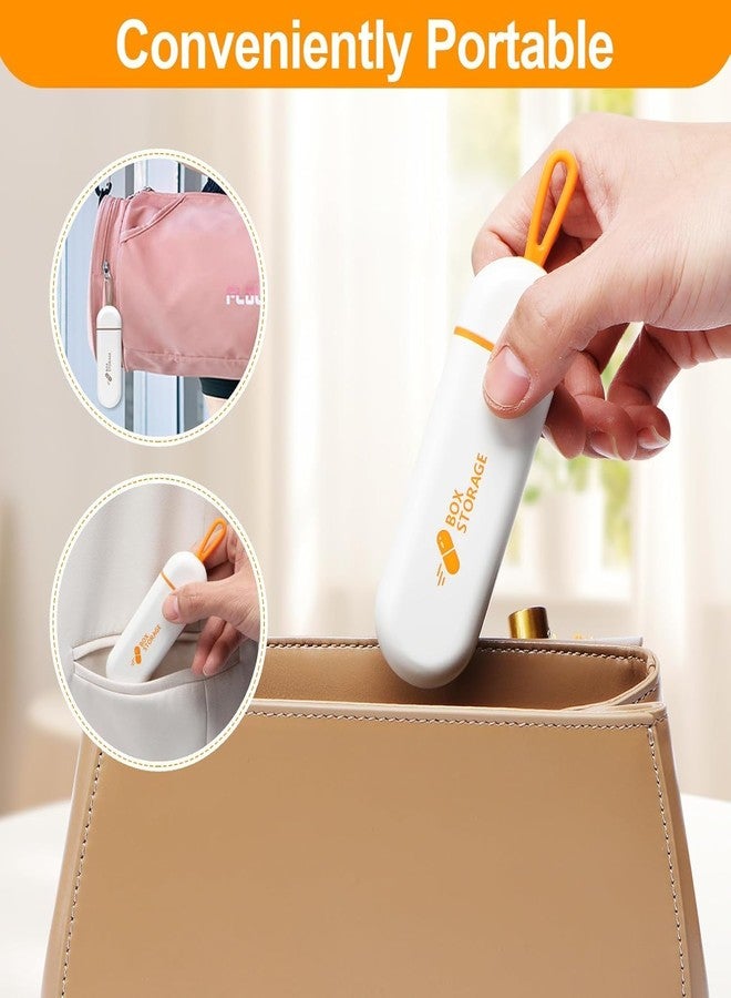 NETZILLA Pocket Pill Box, Pill Organizer for Travel, Moisture-Proof Small Pill Box Organizer with 3 Compartments for Travel and Your Daily Supplement Needs, Mini Size - Image 3